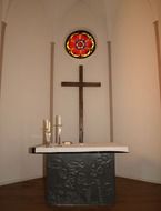 Altar in christian church