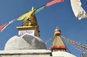 roof Buddhist monastery