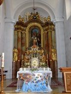 altar in the church of austria