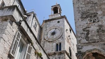 photo of hours on the church tower