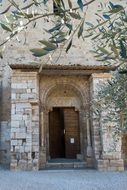 entrance to the benedictine monastery