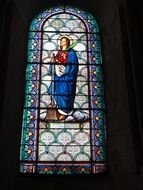holy face window in church