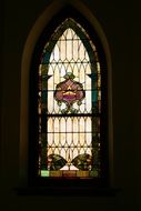 View of a window in a church