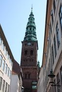 church with a spire in copenhagen