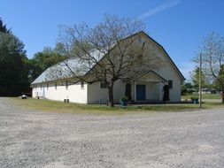 rural barn in summer