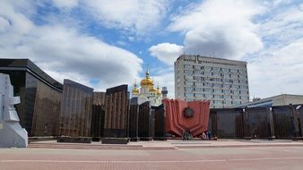 Orthodox Church on ploschad slavy in khabarovsk