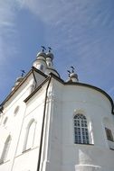 strikingly beautiful russia white church