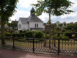 schleswig cemetery near the church