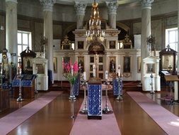 hall in the orthodox church