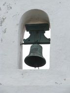 Stone bell in tower