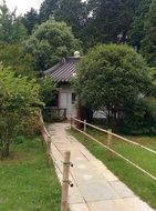 tongyeong Korean temple in the garden