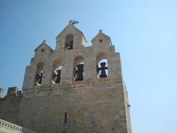 church bells under the blue sky