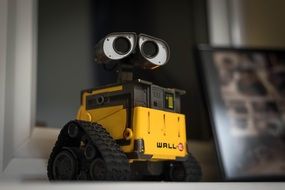 yellow walle robot figure toy