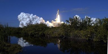 columbia space shuttle launching