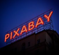 pixabay, font, creation,neon lights