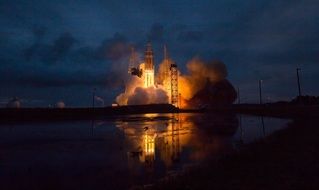 Orion spacecraft launch