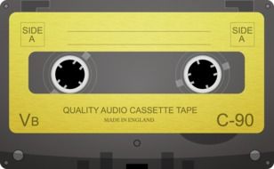 retro cassette tape