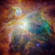 orion nebula space drawing