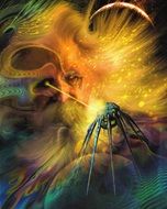 design painting of mystic space
