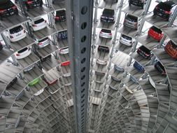 tower of multi storey car park