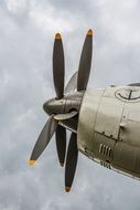 propeller on the plane