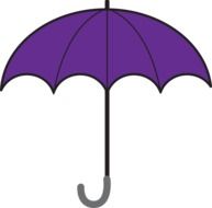 umbrella, open, opened,handle, rain,rainy,violet