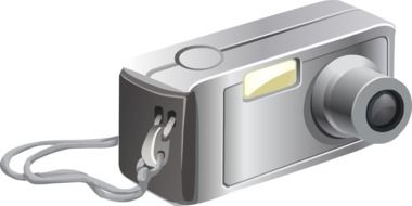digital photo camera drawing
