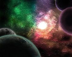 galaxy science drawing