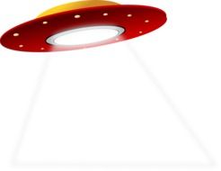 ufo flying drawing