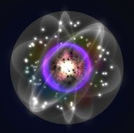 Imitation of a molecule in the form of a sphere with light divorces