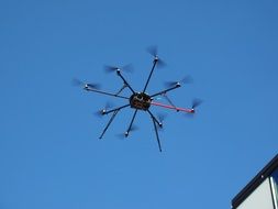 quadrocopter in the sky