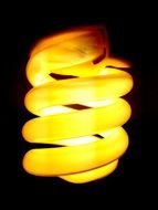 bright yellow light
