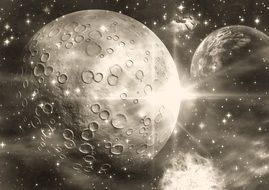 Unusual image of the planets
