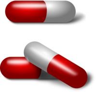 red white pills capsule