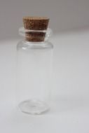 empty bottle with cork