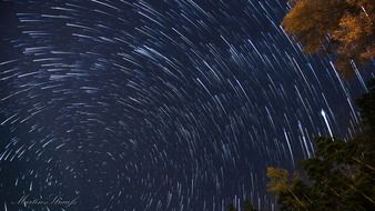 startrails drawing