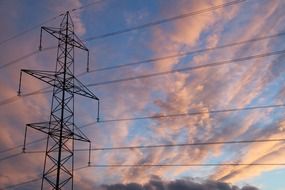 overhead power line