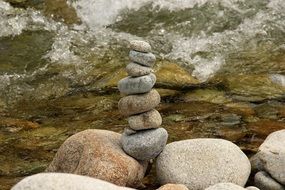stone tower as a natural phenomenon