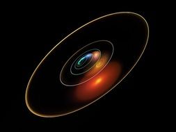 solar system galaxy drawing