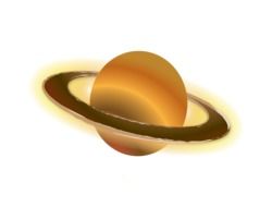 clipart of the saturn