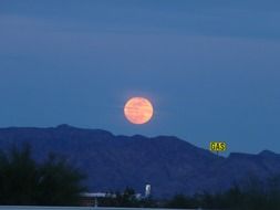 red full harvest moon