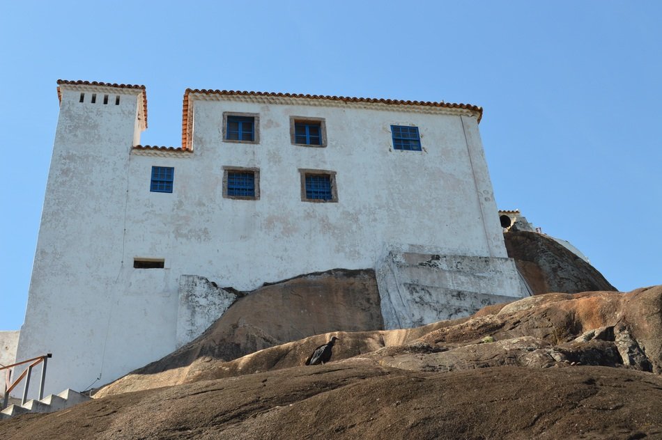 View of the monastery on the rock