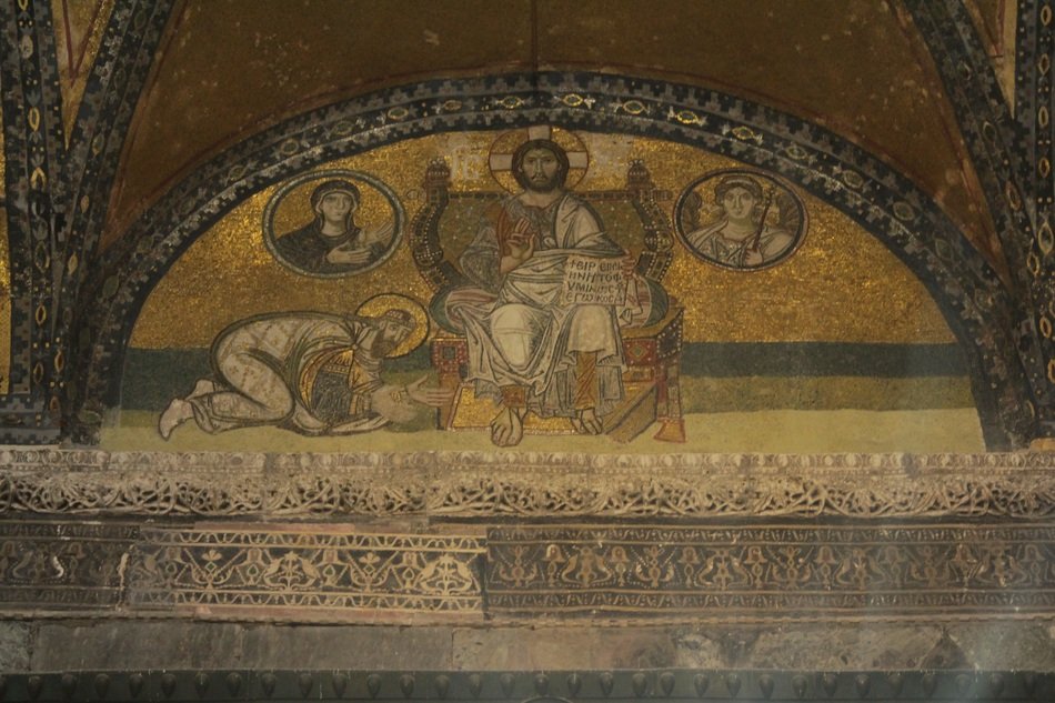 mosaic pattern on the wall in turkey