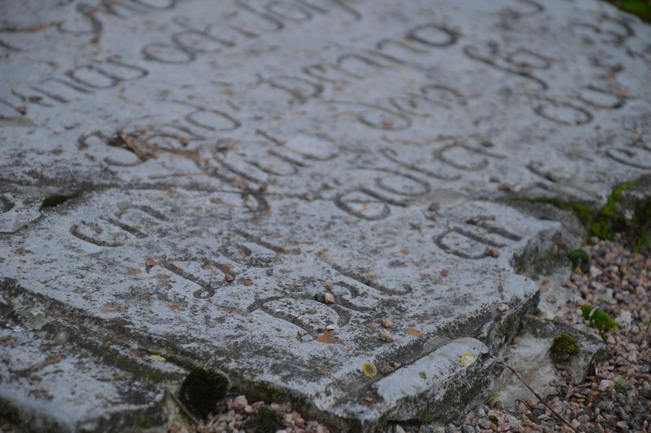 old headstone, sweden, malmÃ¶