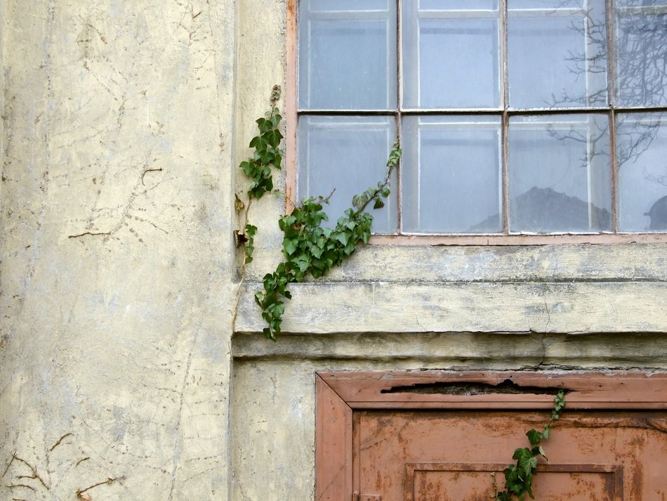 window above the church door