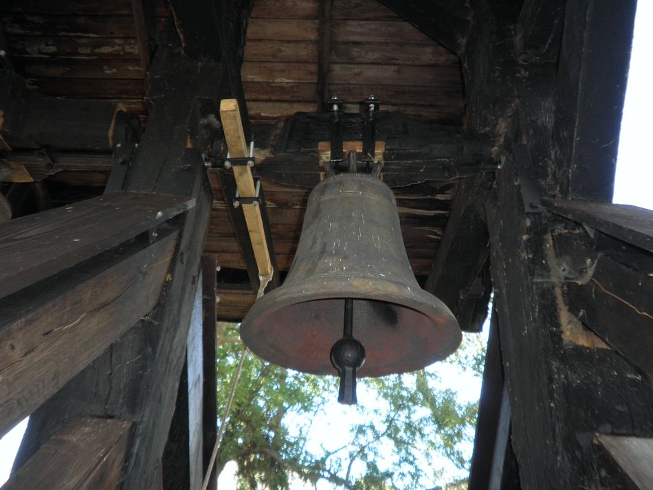 bell a wooden church on the island of Usedom