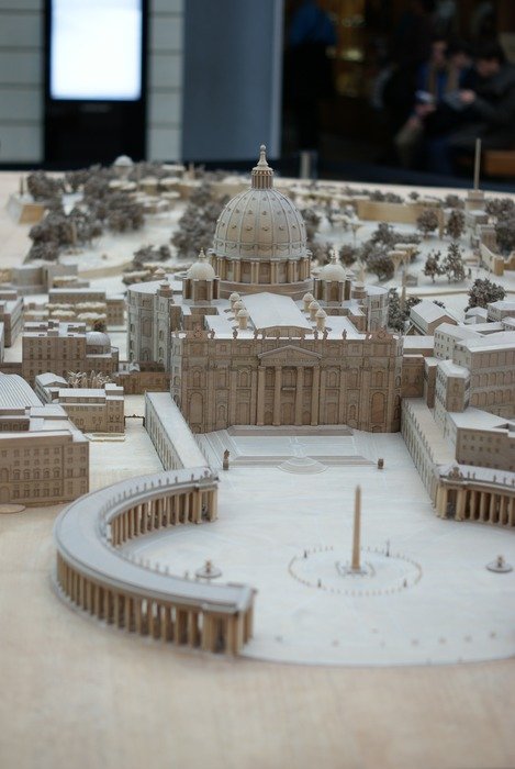 miniature of the Vatican in Rome
