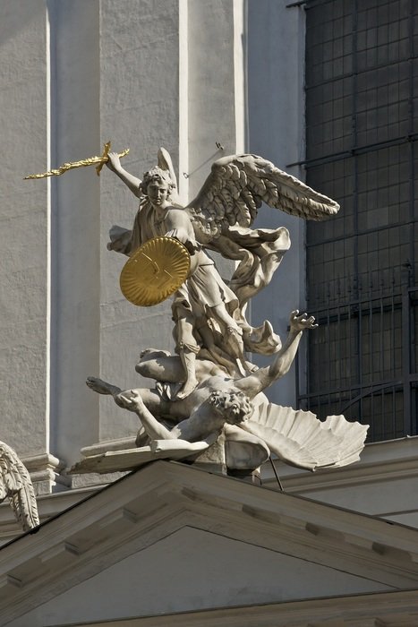 archangel near the church