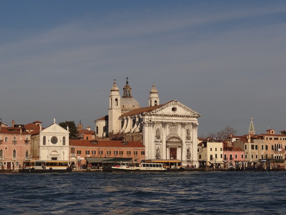 church near water in venice
