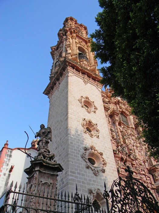 View of the church in mexico